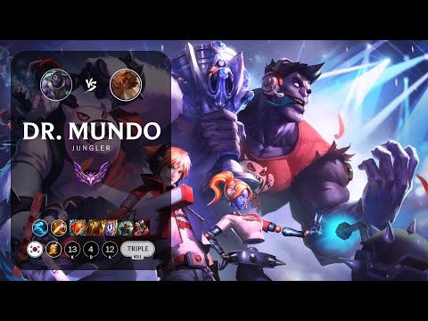 Dr. Mundo Jungle vs Taliyah - KR Master Patch 13.17
