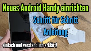 Neues Handy einrichten (Android) Schritt für Schritt Anleitung Android