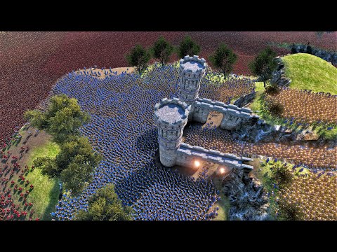 Spartan Legions Bring Absolute Destruction To Medieval Castle - Ultimate Epic Battle Simulator UEBS