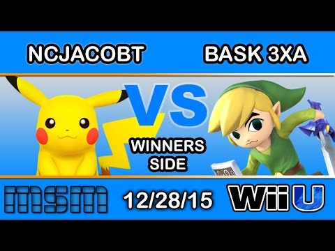 MSM 30 - NCJacobT (Pikachu) Vs. EBG | BaSK 3xA (Toon Link) Winners Side - Smash Wii U