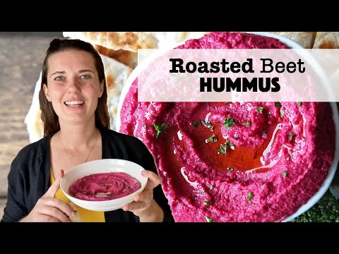 Roasted Beet Hummus Recipe