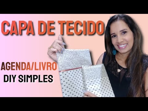 HOW TO MAKE A FABRIC COVER FOR A DIARY/BOOK – SIMPLE DIY
