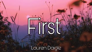 (TRADUÇÃO) First - Lauren Daigle