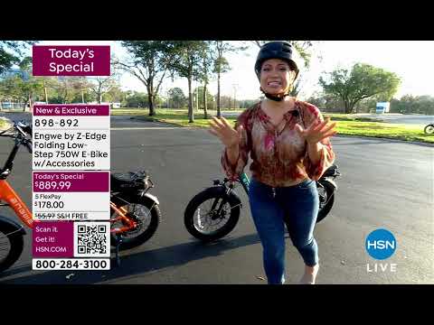 Engwe by ZEdge Folding 750W LowStep EBike w/Pedal Assist...