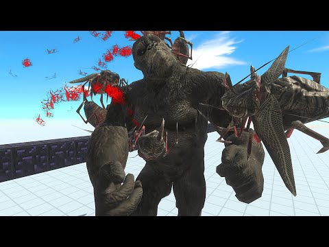 GIANT SWARM BUG vs EVERY UNIT DEATH RUN - Animal Revolt Battle Simulator #55