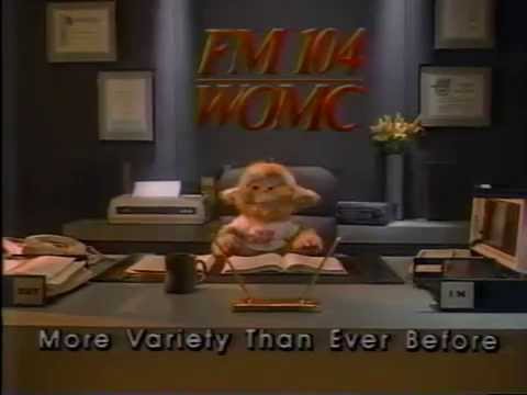 WOMC FM 104 (104.3) 1987 Commercial