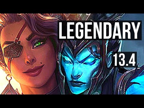 SAMIRA & Nautilus vs KALISTA & Ashe (ADC) | Penta, 18/2/10, Legendary, 600+ games | KR Master | 13.4