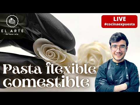 Cómo hacer flores de pasta flexible comestibles - Cocina expuesta