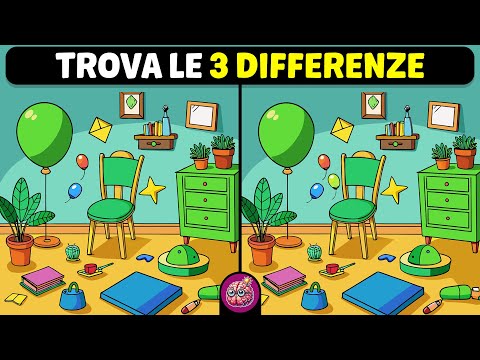 🧠🧩 Trova le 3 Differenze | Edizione Sfida Esperti 🧩🧠 #4 | Trucchi Mentali
