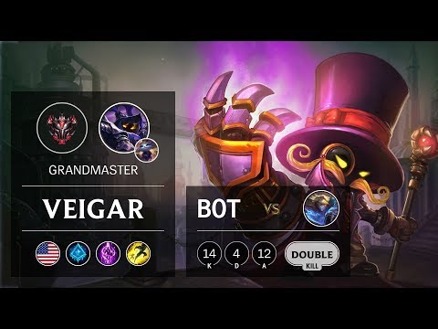Veigar Bot vs Ezreal - NA Grandmaster Patch 9.18