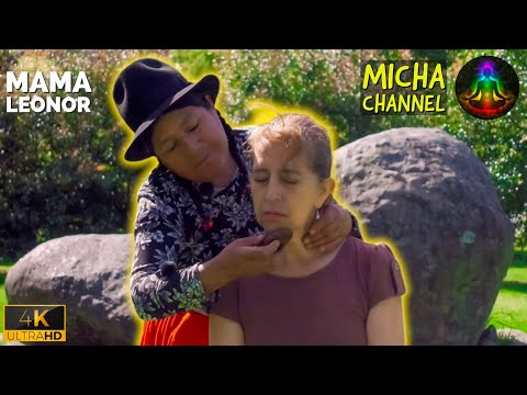 ASMR head, face, neck & arms Massage and Spiritual Cleansing by Mama Leonor in Ecuador