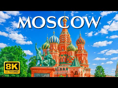 MOSCOW 8K Video HDR With Soft Piano Music   60 FPS - 8K Nature Film