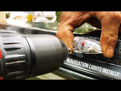 Easy Navigation Lights INSTALL For Yo Boat!!!