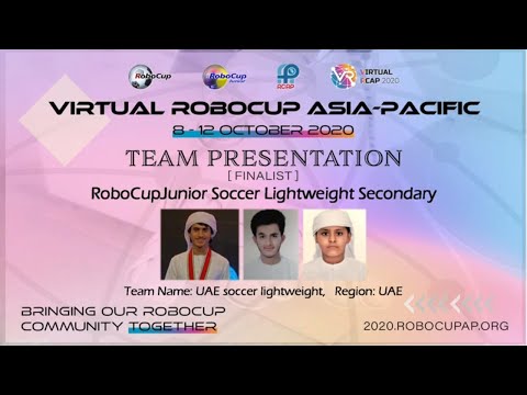 R20.5.9 -UAE Region -UAE Soccer Lightweight -Finalist Presentation -RCJ Soccer Lightweight Secondary