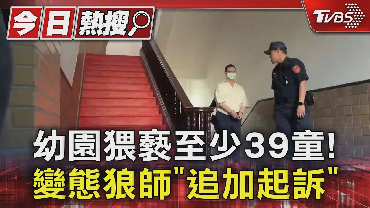 幼園猥褻至少39童! 變態狼師「追加起訴」