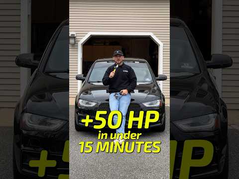 Stock vs Tuned Audi A4 0-60 | IE Stage 1 Tune Upgrade 🚀