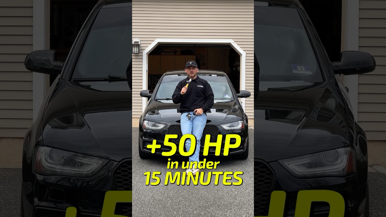 Stock vs Tuned Audi A4 0-60 | IE Stage 1 Tune Upgrade 🚀