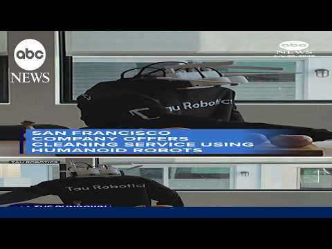 San Francisco company offers cleaning service using humanoid robots