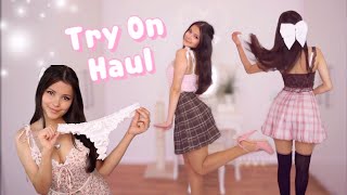Download lagu ༺ Mini Skirts and Thigh Highs Try On Haul Pt.2 ༻　  SECRET　𐐪Holly Cerise𐑂 mp3