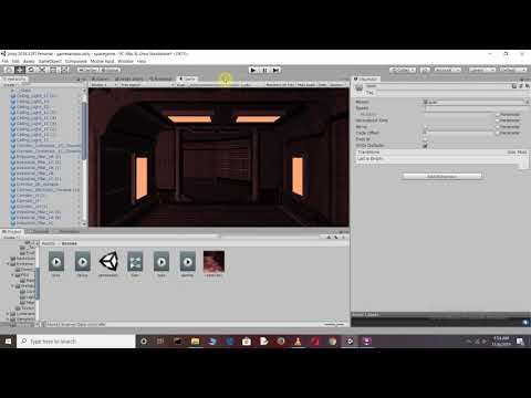 [UNITY- 3 D ]- How to Make indoor animation of space station (opening gates etc)