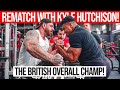 REMATCH - BRITISH OVERALL ARM WRESTLING CHAMP KYLE HUTCHISON vs LARRY WHEELS - ONE YEAR LATER!