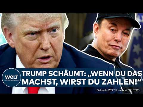 USA: Eskalation zwischen Donald Trump und Elon Musk! Trump droht Musk mit ernsthaften Konsequenzen