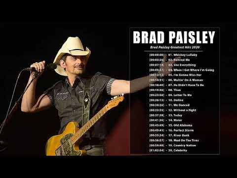 Brad Paisley Greatest Hits 2020 - Top 20 Best Songs Of Brad Paisley - Brad Paisley Collection