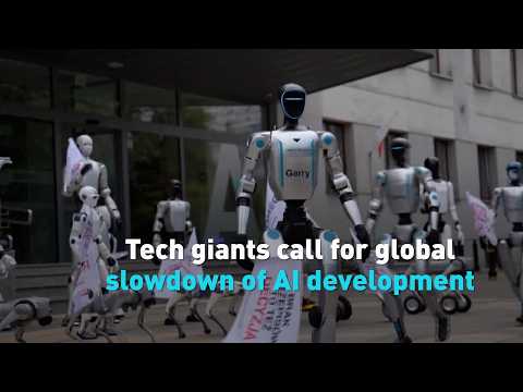 Tech giants call for global slowdown of AI development