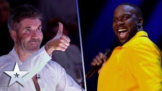 A COMEDY MASTERCLASS from Axel Blake | Semi-Finals | BGT 2022 video