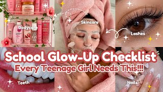 The Ultimate Back-to-School Glow-Up Guide Every Teenage Girl Needs ✨✅( Complete Checklist)