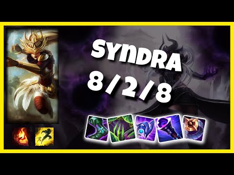 Syndra vs Lucian Mid 10.24 Challenger Gameplay S11 (8/2/8) - KOREAN