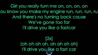 Taio Cruz - Fast Car [Official Lyrics Video]