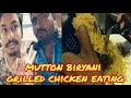 Mutton Biryani Grilled Chicke Chicken Noodles Gobi Manchurian Butter Naan Eating Video In Tamil