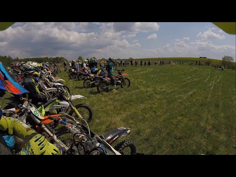 II Runda Pucharu Śląska i Opolszczyzny Krzepice 08.05.2022 klasa s2 husqvarna te300