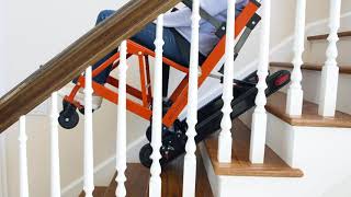 Mobile Stairlift Helix for Curved or Rounded Stairs