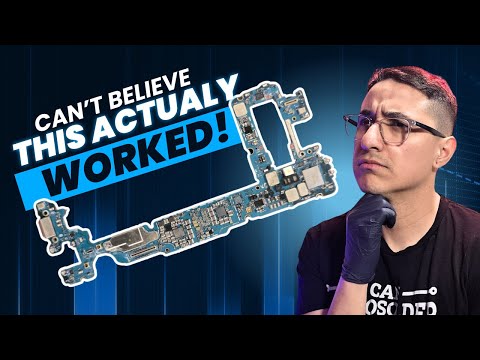 Crazy Water Damage Repair! This Samsung Galaxy S10 was completely water logged & data was saved!