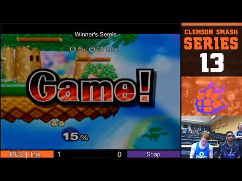 Clemson Smash Series 13 Melee: PES | Trix vs Soap
