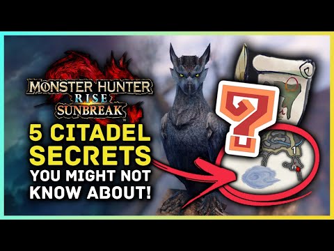 Monster Hunter Rise Sunbreak - 5 Citadel Map Secrets You Might Have Missed!