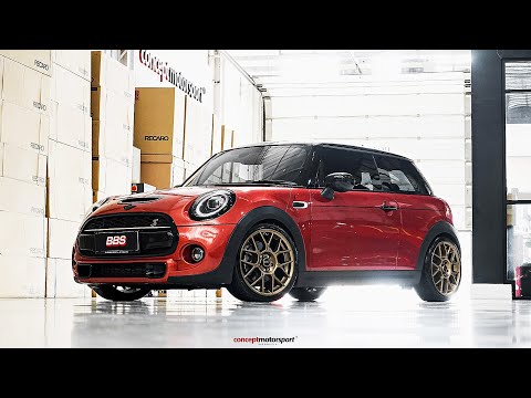 Mini Rosewood Edition F56 with BBS XR 18" in Bronze and KW ST Coilover