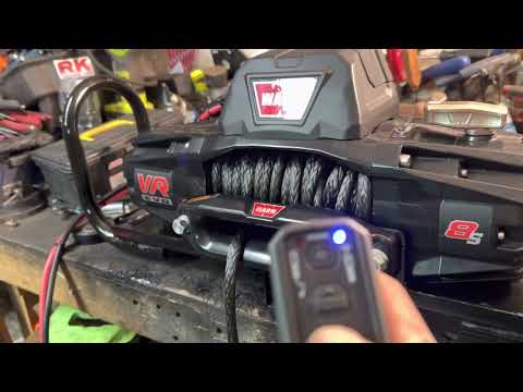 Warn Evo8s Portable Winch Wireless Remote Setup #warn #winch #remote