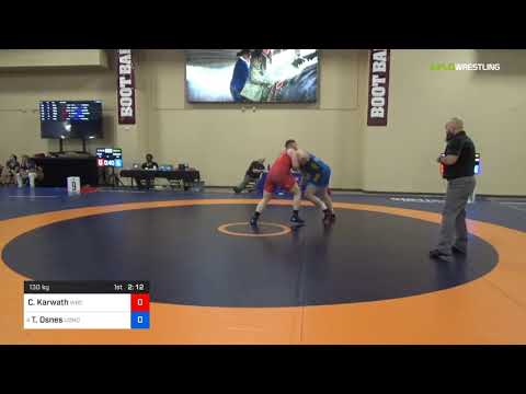 2018 Marine Corps US Open/Senior Men's Greco-Roman 130 Con 8 #2 - Conor Karwath (WBC) Vs. Trent Os