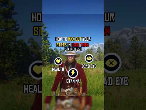How To Level Up Your Stats In Only A Few Minutes In RDR2! #rdr2 #gaming #arthurmorgan