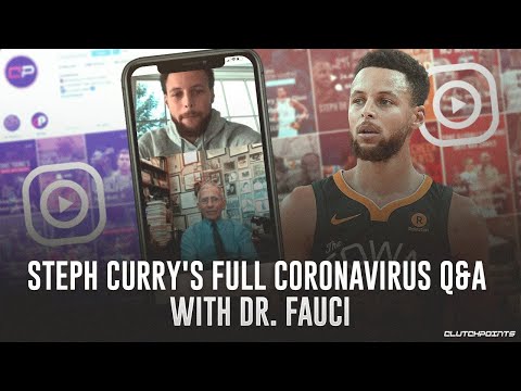 Steph Curry FULL Coronavirus Q&A With Dr. Fauci