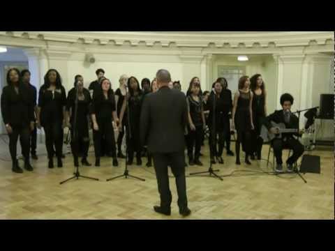 Vocalize (Sedgehill School) perform 'Walking' on Thursday 4th October