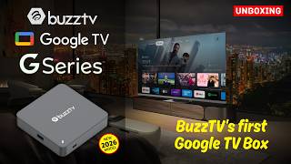 New BuzzTV G-Series Android 14 Google Certified TV Box | UNBOXING REVIEW