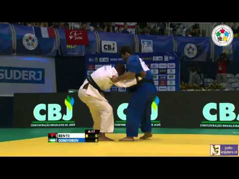 Judo 2013 World Championships Rio de Janeiro: Bento (ANG) - Doniyorov (UZB) [-90kg]
