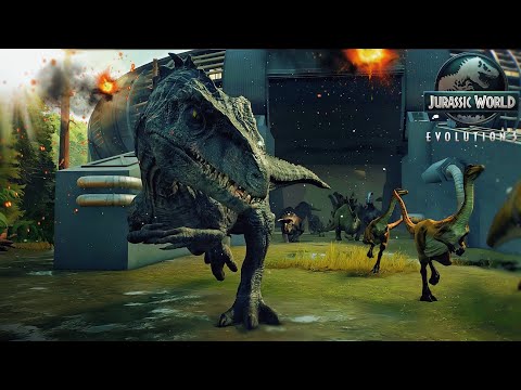 All Dinosaurs Escape the Biosyn Valley | Jurassic World Evolution 3