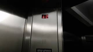 10-segment oddity: 2 Modded Otis Square Lexan Traction elevators at 99 Creek Street, Bris City, QLD
