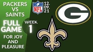 🏈Green Bay Packers vs New Orleans Saints Week 1
