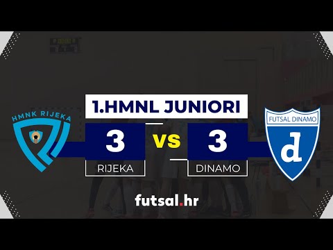 HMNK Rijeka - Futsal Dinamo 3:3 | 3. kolo I.HMNL Juniori |